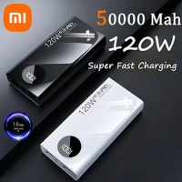 Xiaomi 50000 mAh 120W Power Bank Super Fast Charging 100% Sufficient Capacity Portable Battery Charg