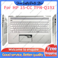 For HP Pavilion 15-CC 15T-CC TPN-Q191 Top Cover Palmrest Silver C Cover C Case US Keyboard 926859-001