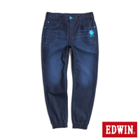 EDWIN EDGE x JERSEYS迦績 超彈力錐形束口牛仔褲-男-原藍磨