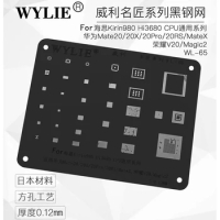 WL-65 HI3680 For Kirin 980 CPU WiFi Power Audio IC For Mate 20/20x/20 pro/20RS/X Honour V20/Magic2 IC Chip BGA Reballing Stencil