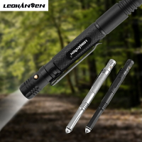戰術筆 雷奧漢森 LED 手電筒 筆刀 瑞士小刀 破窗筆 筆型手電筒 照明燈具 戰術筆【FF033】99750走走去旅行