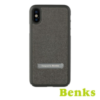 【Benks】Brownie iphoneX 金屬支架保護硬殼 保護背蓋 (共3色)強強滾