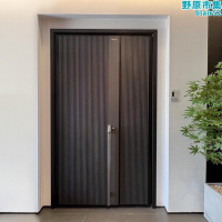 鑄鋁門農村別墅大門防盜門家用入戶門進戶子母門雙開安全門對開門