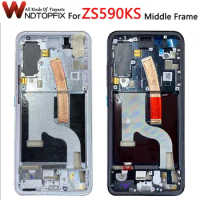 5.9" For Asus Zenfone 8 Middle Frame Front Bezel Frame Faceplate Housing Case ZS590KS ,I006D Middle Frame Replacement Parts