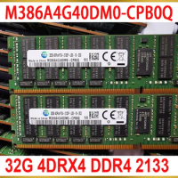 For Samsung RAM 32GB 32G 4DRX4 DDR4 2133 PC4-2133P REG Server Memory M386A4G40DM0-CPB0Q