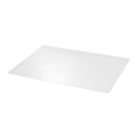 SKVALLRA 桌墊, 白色/透明, 60x80 公分