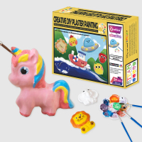 【Onshine】兒童科學美術DIY石膏娃娃彩繪海洋動物玩具(益智玩具/自學/兒童玩具/聖誕禮物/交換禮物)