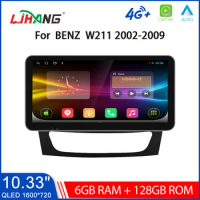 LJHANG Android 13 Car Multimedia Player For Mercedes Benz E-Class W211 2005 W463 W219 Car Radio Stereo Audio 10.33Inch GPS Video