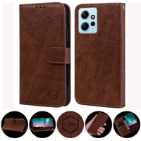 Luxury Wallet Leather Protect Case For Xiaomi Redmi Note 12 Pro Plus Note 12Pro Note12 Pro Retro Magnetic Flip Cover Shell Coueq