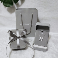 520情人節高檔ins風項鏈手鐲對戒指求婚禮首飾品禮物小包裝空盒子