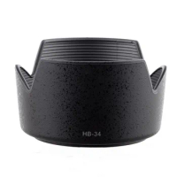 DSLR Camera Lens Hood HB-34 Cover for Nikon AF-S DX 55-200mm f/4-5.6G ED 52mm Filter Lens Accessories