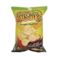 Kusuka - Snack Keripik - SINGKONG / UBI / TALAS / EMPING BLACK PEPPER
