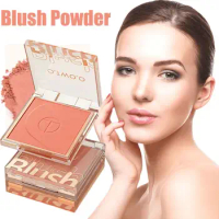 Silky Smooth Matte Powder Blusher Enhance Complexion Blush Monochrome Makeup Cosmetics Rouge Rendering Long-lasting P3i6