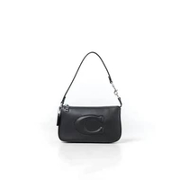 Tas COACH C EMBOSSED BLACK HOBO BAG 100% ORIGINAL 19X11X5CM