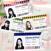 4pcs Aespa ID Card Set Collection Kpop Winter Karina Giselle Ningning Photocard Photocards Foto Card
