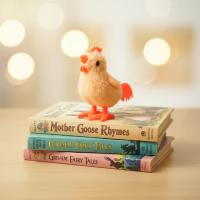 Mainan Anak Ayam Putar Loncat - Wind Up Jumping Chicken Mainan Klasik Permainan Edukatif Anak