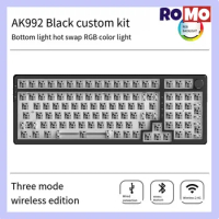 Ajazz Ak992 Mechanical Keyboard Three Model Gasket Rgb Backlight 2.4g Wireless Full Key Hot Swap Bluetooth Pc Gaming Keyboard