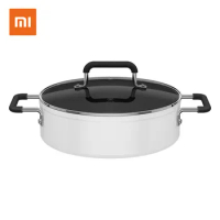 Xiaomi Zhiwu Soup Pot Food-grade Non-stick Coating Induction Cooker Cooking Pan with Stainless Steel Steamer