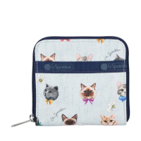 【Lesportsac】極簡輕薄錢包 送禮 禮物(晴空貓語)