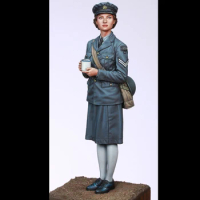 1/35 WAAF Assistant Section Leader 1940-1941, Resin Model figure soldier, GK, Military themes, Unassembled and unpainted kit