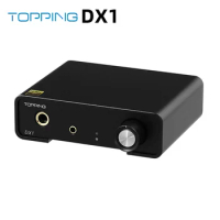 TOPPING DX1 Mini DAC Headphone Amplifier AK4493S XU208 DAC&amp;Headphone Amp Support up to DSD256 PCM384 Decoder