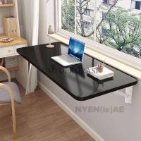 MEJA LIPAT DINDING 1 METER/100x30|90x30|80x30|60x30|50x30|40x30 Minimalis Furniture Kayu Besi Marmer