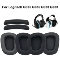 1Pair Replacement Ear Pads Sponge Gaming Headphone Ear Cushion Cover Foam Accessories for Logitech G