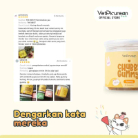 Vetpicurean Chubby Gummy Tummy | Vitamin Anjing Kucing Untuk Diare - Superfood Pencernaan Pasti Ori