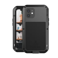 LOVE MEI Case For iphone 12 11 Pro XS Max XR X 6 7 8 Plus Cover For Apple iphone 12 Mini Heavy Duty Waterproof Metal Armor case
