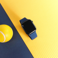 【Watchband】Apple Watch 全系列通用錶帶 蘋果手錶替用錶帶 同色扣頭及連接器 矽膠錶帶(深藍色)