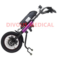 Hot Sell 600W Power motor Electric Handbike For Sports Wheelchair Handcycle Manual Wheelchair Trailer
