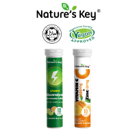 [Promote] Nature's Key 1000mg Vitamin C + 10mg Zinc Tablet Effervescent， Tablet Efervesen Elektrolit