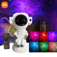 Xiaomi Galaxy Star Projector LED Night Light Starry Sky Astronaut Porjectors Moon Lamp For Decoration Bedroom Children Gift
