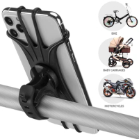 Universal Motocycle Bicycle Mobile Phone holder for iPhone Samsung Xiaomi Huawei Cell Phone Mobile Bike Handlebar Bracket Holder