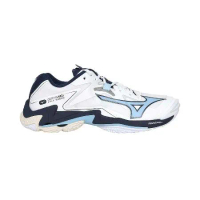 MIZUNO WAVE LIGHTNING Z8 男排球鞋-訓練 美津濃 白深藍淺藍