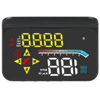 OBD2 + GPS M17 HUD Car Head Up Display 3.5inch Tester Digital Clock Overspeed Alarm Windshield Projector Y03 Speedometer Only