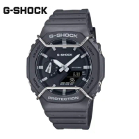 G-SHOCK Men's and Women's Watch GA2100 Series Mechanical Limited Edition Multi functional Outdoor Watch Black Waterproof Watch