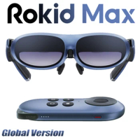 in stock] Rokid Max AR Glasses 215'' Max Screen 1080P FHD Sony Micro-OLED 0.00D to -6.00D Myopia Adjustment 2D/3D Free Switching