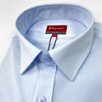 【vivi 領帶家族】H-Supreme 高級優質舒適長袖襯衫(8764素淺藍)