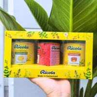 Viên Ngậm Ricola Swiss HerbThảo Mộc Không Đường Signature Hộp Quà Sang Trọng 112.5g, Bánh Kẹo Tết K9