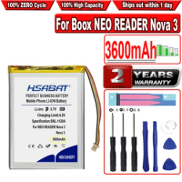 HSABAT 3600mAh Battery for Boox NEO READER Nova 3 Nova3