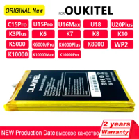 Genuine For Oukitel S73 WP5/K3 Plus/K6/K7/K10/K5000/K6000/K10000/K10000 Max/K10000 Pro/U16 U18 WP2 U20 Plus Original Batteria