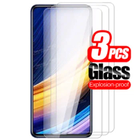 3pcs Protective Glass For Xiaomi Poco X3 Pro Glass Screen Protector Xiomi Mi PocoX3 X3Pro Pocco Pocophone X 3 3X NFC Armor Film