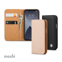 moshi iPhone 12 PRO MAX Overture 磁吸可拆式卡夾型皮套(3用皮套保護殼)