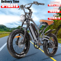 Jansno Ebike X50 European stock 1000W motor,48V12.8AH imported LG battery, 20 inch fat tires, mountain off-road electric bicycle