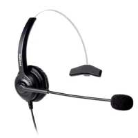 Volume+Mute switch headset 4P4C RJ9 Crystal plug headset for Telephone Monaural Corded Headset for AVAYA 2410 4610 4602 4620