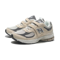 NEW BALANCE 童鞋 NB 2002R 沙色 米黑 黏帶 氣墊 中童 PV2002FA