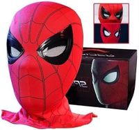 Mask with Moving Eyes Hero Mask Full Face Chin Control Eyes Child/Christmas Hero Role Play Masks