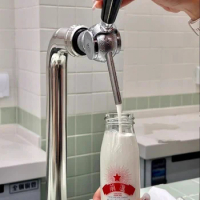 Milk machine faucet stainless steel wine column coconut tea soybean milk machine