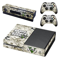 Grand Theft Auto V GTA 5 Skin Sticker Decal For Microsoft Xbox One Console and 2 Controllers For Xbox One Skin Sticker
